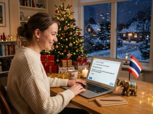 Read more about the article Sådan sender du julehilsner til Thailand